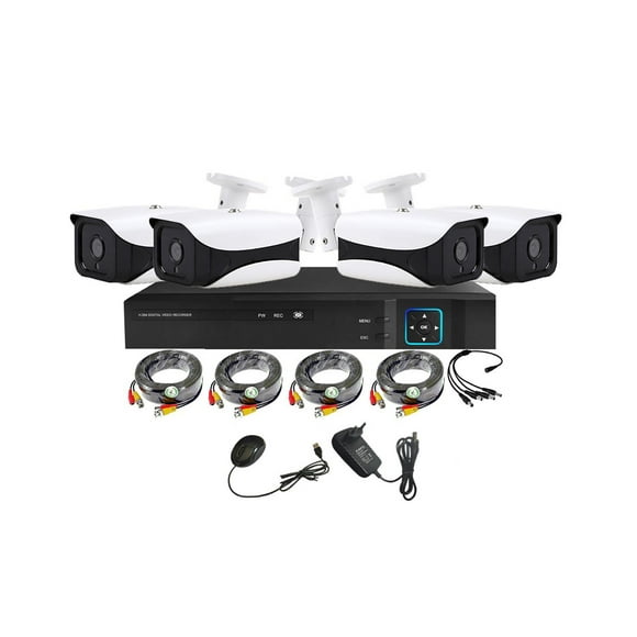 Kit 4 Cámaras de Seguridad Exterior HD 2MP - E42H