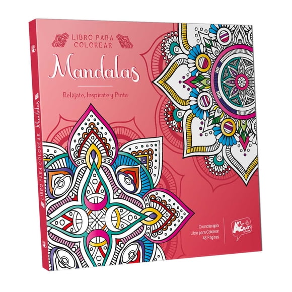 Libro Para Colorear Mandalas 48 Pag. Art & Craft
