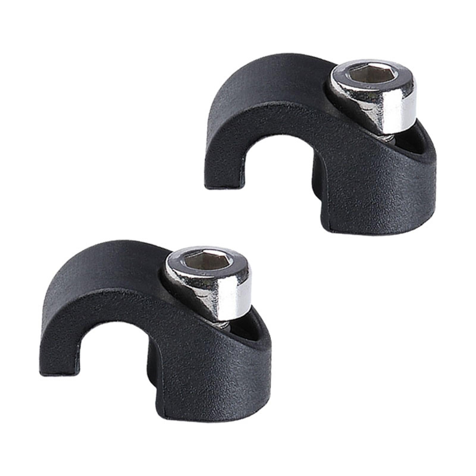 Magideal - Abrazaderas De Carcasa De Cable De Freno De Horquilla De Bicicleta, Guías De Manguera De Freno, Hebillas Fijas De Cable De Horquilla Delantera, 2 Uds.