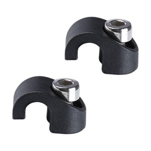 Magideal - Abrazaderas De Carcasa De Cable De Freno De Horquilla De Bicicleta, Guías De Manguera De Freno, Hebillas Fijas De Cable De Horquilla Delantera, 2 Uds.