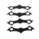 thumbnail image 4 of Aleación de aluminio de 4 piezas cubierta de patín junta de protección longboard parte negro, 4 of 5