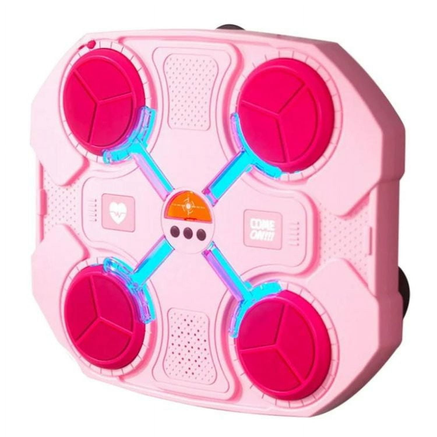 Crusec - Máquina De Boxeo Musical Entrenamiento Inteligente Bluetooth Para Niños - Rosa