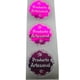 thumbnail image 2 of Sticker Producto Artesanal Fucsia 100un 38mm, 2 of 2