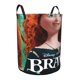 thumbnail image 2 of Mérida Princesa de Brave Cesta de lavandería de gran capacidad redonda con asa, bolsa para ropa sucia plegable, almacenamiento para dormitorio, baño y lavadero 44x35 cm, 2 of 6