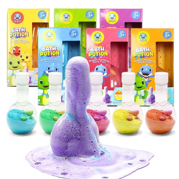 Bath Bombs Potions SWCANDY Kids, paquete de 6 bañeras de burbujas