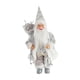 thumbnail image 4 of Figura De Papá Noel Navideño Para Mesa, Chimenea O Escritorio. Sostén La Campana Plateada., 4 of 5