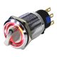 thumbnail image 1 of Selector antivandálico iluminado 19mm Serie AV-S - Rojo - Piloto LED 24VAC/DC - 4 - 3 Posiciones fijas 45°, 1 of 4