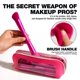thumbnail image 5 of Set de brochas de maquillaje BS-MALL 9 piezas rosa intenso con bolsa de viaje, 5 of 8
