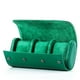 thumbnail image 5 of Estuche De Viaje Con 3 Ranuras Para Relojes, Organizador Clásico De PU Para Collar, Viaje, Verde, 5 of 5
