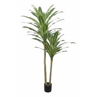 Genérico - Planta Artificial Tropical Palmera Adorno Doble Tronco Jhn