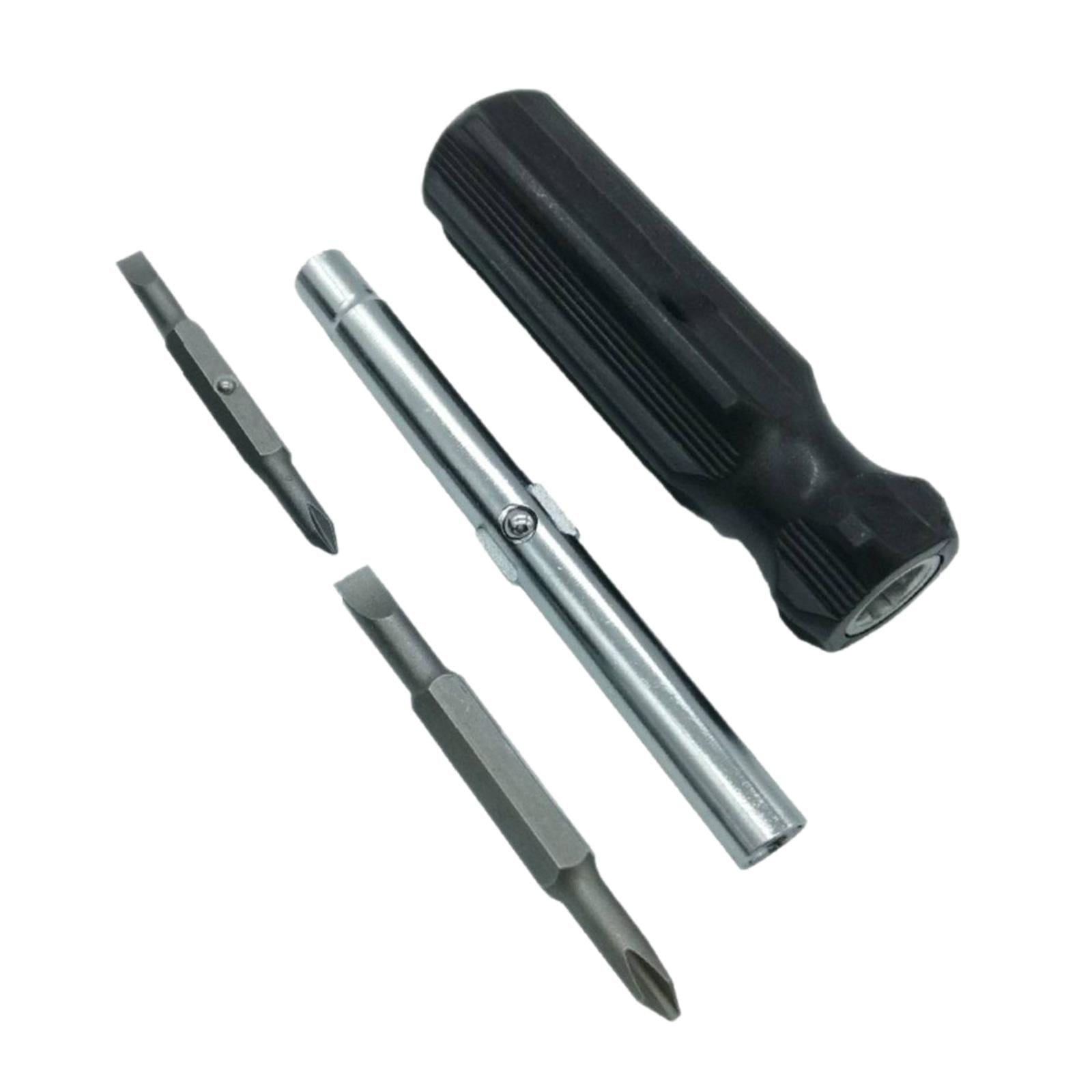 Magideal - Juego De Destornilladores Phillips, Destornillador Reversible, Destornillador Doméstico, Kit De Herramientas De Reparación Portátil Para Reparación De Negro