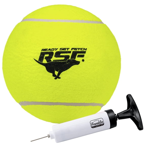 Pelota de tenis sobredimensionada para perros Franklin Pet Supply 8.5 Jumbo