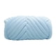 thumbnail image 1 of Chunky Yarn Crocheting Mantas Diy Jumbo Yarn Para Throw Pillow Alfombras Crochet Blue, 1 of 5