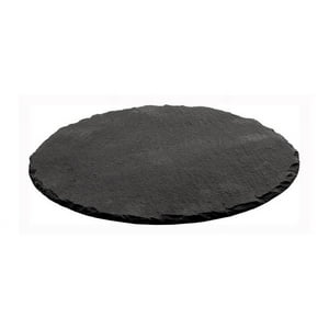 Imahe - Tabla Piedra Pizarra Redonda De Presentación 35 Cm