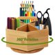 thumbnail image 1 of Art Supply Organizer Marbrasse, portalápices giratorio de bambú, 1 of 6