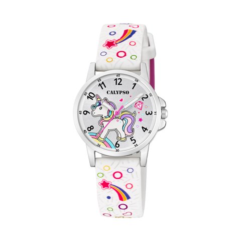 Reloj K5776/4 Calypso Plateado Infantil Junior Collection