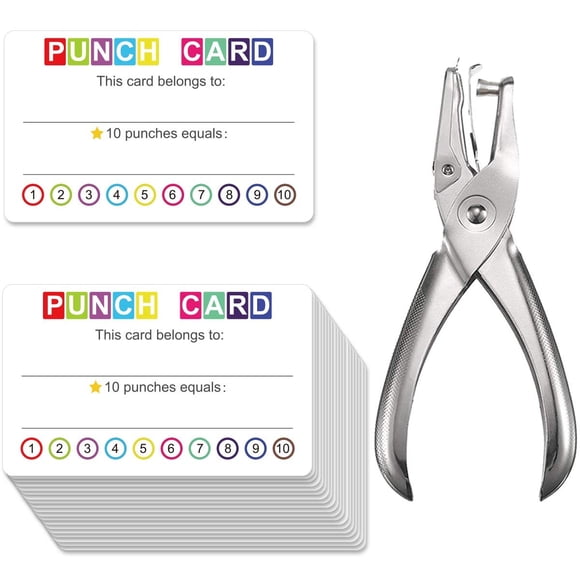 Reward Punch Cards Yoklili Behavior Incentive, 200 unidades