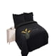 thumbnail image 2 of Cubrecama Quilt De Verano Con Flores Bordadas 2 Plazas Negro 2, 2 of 4