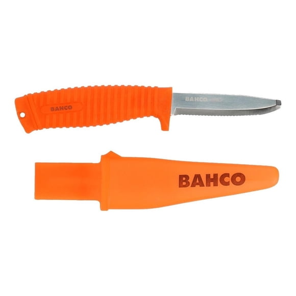 Cuchillo De Rescate Flotante Con Mango Fluorescente Bahco