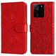 thumbnail image 1 of Funda tipo cartera FOXDOCK para Xiaomi 13T Pro , diseño girasol en relieve, cuero PU, cierre magnético, soporte y tarjetero, 1 of 5