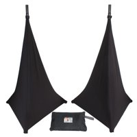 Prox Live Performance Gear - Funda De Soporte Para Altavoz Scrim Prox X-Sp3Sc-Blx2, Paquete De Dos, Negra