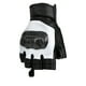 thumbnail image 2 of Guantes De Cuero Medio Dedo Para Motociclismo Motowolf 0334B, 2 of 6
