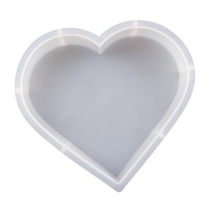 Magideal - De Fundición De Diy, De Resina Antiadherente Para Manualidades, Hoja De Flores Secas, Decoración Para Hogar, , Jabón, De Corazón