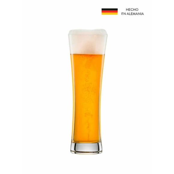 Set De 6 Vasos Cerveceros Weizenbier Beer Basic