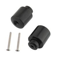 Magideal - 2 Piezas De Empuñaduras De Manillar De Motocicleta, Tapón De Extremo De Varilla, Empuñadura De Mano Izquierda Y Derecha Profesional Parapara Cbr 954Rr Negro