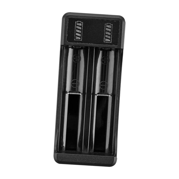 Cargador De Batería USB Con Indicador LED Para 3,7 V/4,2 V Litio 18650 14500 2 Ranuras