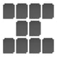 thumbnail image 1 of 10 Piezas Divisores De Tarjetas Coleccionables Divisores De Clasificación De Tarjetas Para Juegos Tarjetas Deportivas Gris, 1 of 5