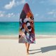 thumbnail image 5 of Hamburglar Manta Capa con Capucha Anti-Bolitas, Manta de Lana Ártica Suave, Manta Portátil de Felpa Ligera y Lujosa, Poncho para Siesta en Casa y Oficina, 100*130cm, 5 of 6
