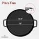 thumbnail image 2 of Sartén para pizza Cuisinel de 34 cm de hierro fundido con comal, 2 of 6