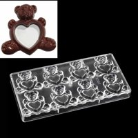 Genérico - Moldes Para Chocolates Moldes Chocolates Molde Oso Corazon
