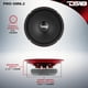 thumbnail image 3 of Altavoz DS18 PRO-SM6.2 Slim 6.5" 400 W 2 Ohms IP66 Rojo, 3 of 7