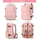 thumbnail image 3 of Mochila Viaje Cabina Avión Impermeable Viral Zapatos USB Rosada, 3 of 6