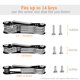 thumbnail image 5 of Organizador negro de 14 llaves EM Premium Products, 5 of 5
