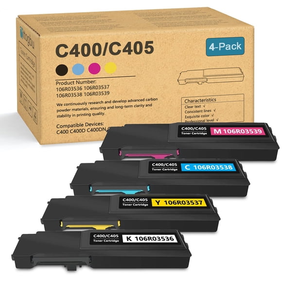 Cartuchos de Tóner Cittogbu VersaLink C400 C405 Paquete de 4