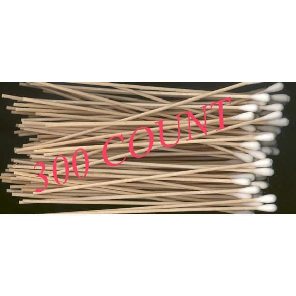 Hisopos TOPMED ETS aplicadores con punta de algodón de 6 cm con mango de madera