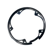 Magideal - Protector De Rueda De Cadena De Bicicleta, Fácil De Instalar, Redondo, Duradero, Protección De Piñón, Anillo De Cadena Para Piñones De Cadena De Bicic 10Cm