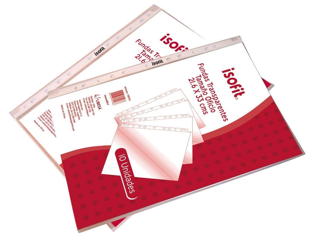 10 Fundas Transparentes Tamaño Oficio 1 Un Proarte