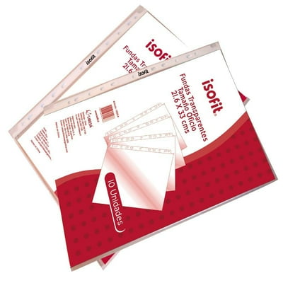 10 Fundas Transparentes Tamaño Oficio 1 Un Proarte