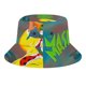 thumbnail image 5 of aventuras de la máscara Sombrero bucket para adultos, gorra de protección solar, sombrero de pescador plegable para viajes al aire libre, pesca y actividades de verano, 5 of 6