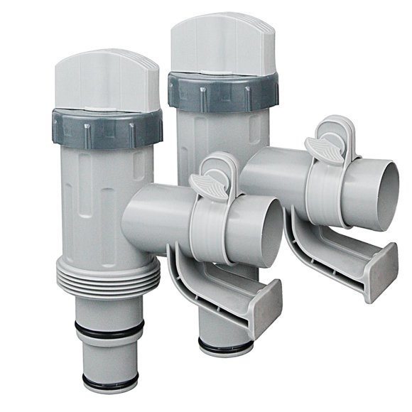 Válvula de émbolo CanyRoom para manguera de piscina, paquete de 2