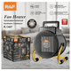 thumbnail image 4 of Ventilador Calefactor Eléctrico RAF R.1407 | Potencia 3000W | Control de Temperatura Ajustable, 4 of 5
