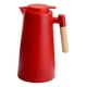 thumbnail image 3 of Hervidor De Aislamiento Térmico Jarra De 1L Mango De Madera Para Calentador De Agua Regalos De Amigos Rojo, 3 of 5