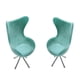 thumbnail image 1 of 1:12 Casa De Mu?ecas Mini Silla De Oficina De Plástico Muebles Modernos Para El Hogar Verde, 1 of 1
