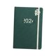 thumbnail image 1 of Cuaderno Planificador 2024, Cubierta De PU, Cuaderno De Lista De Tareas Pendientes Para Regalos Familiares De A?o Nuevo, Verde Oscuro, 1 of 5