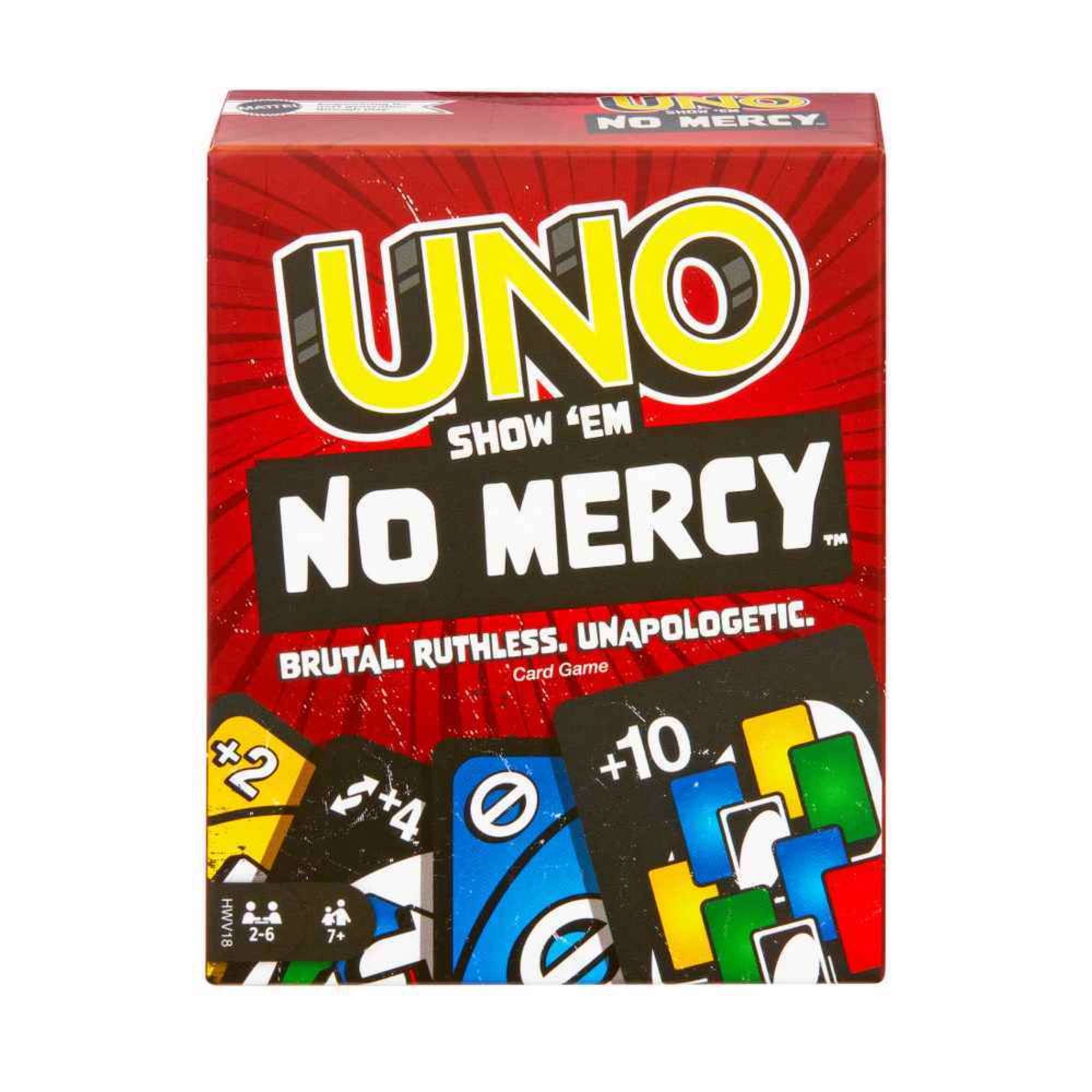 Mattel Games - Juego De Cartas Uno No Mercy