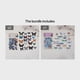 thumbnail image 1 of 40pcs Vibrant Butterfly and Dragonfly Pattern Stickers for DIY Scrapbooking and Hand Account Decoration, 1 of 5